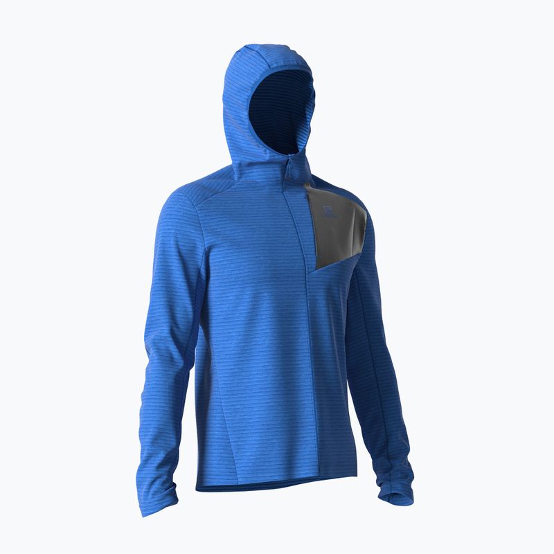 Vyriški Salomon Outline FZ Hoodie vilnoniai džemperiai mėlyna LC1787900 5