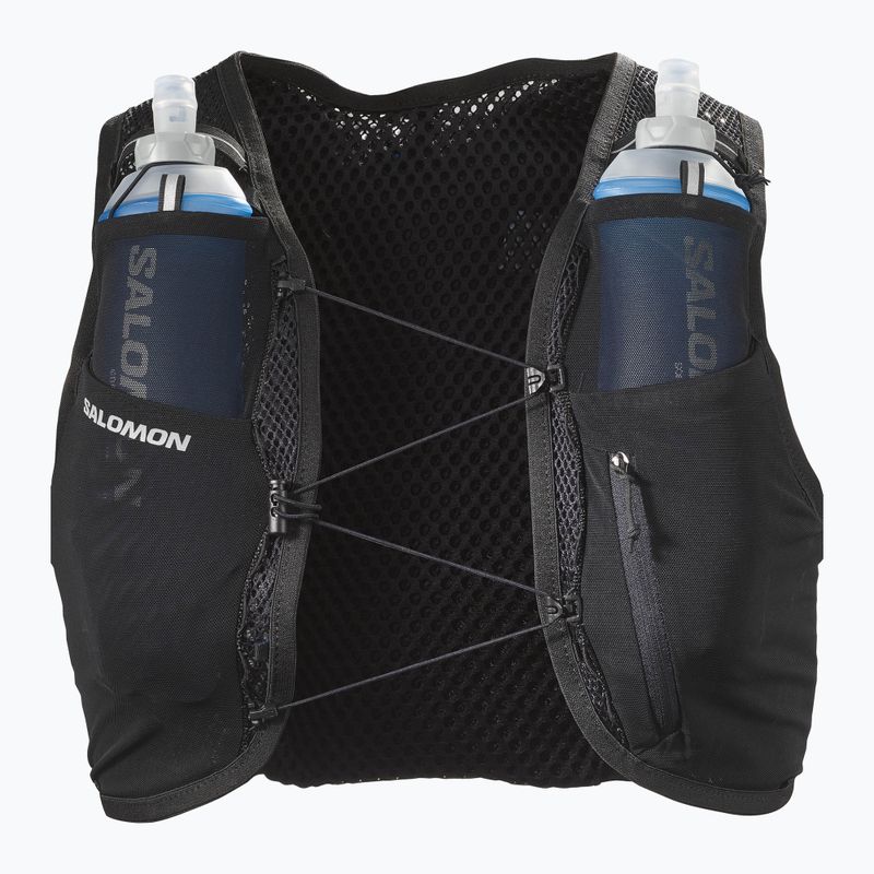 Salomon Active Skin 4 komplektas bėgimo liemenė juoda/juoda