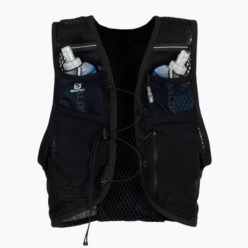 Salomon Active Skin 8 komplektas bėgimo liemenė juoda LC1757900