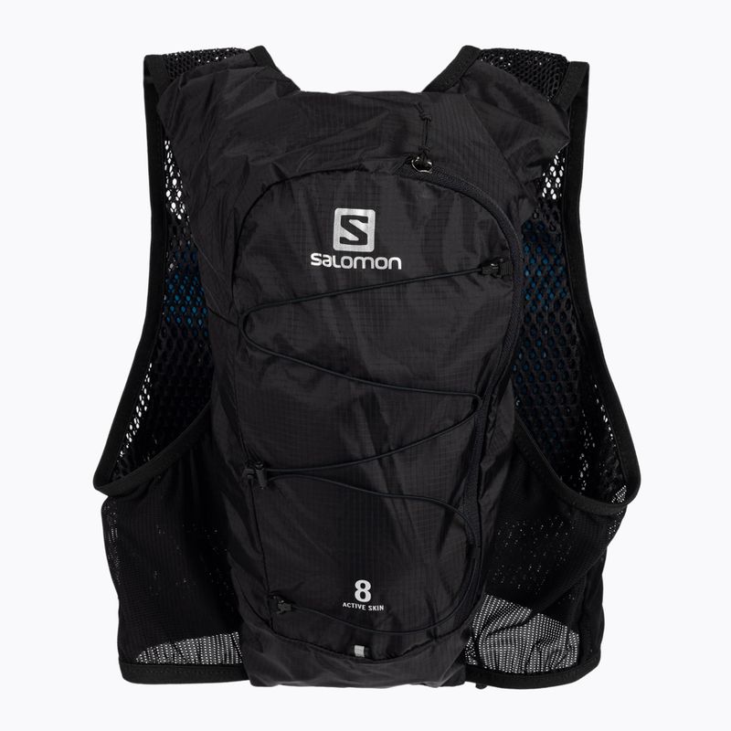 Salomon Active Skin 8 komplektas bėgimo liemenė juoda LC1757900 2