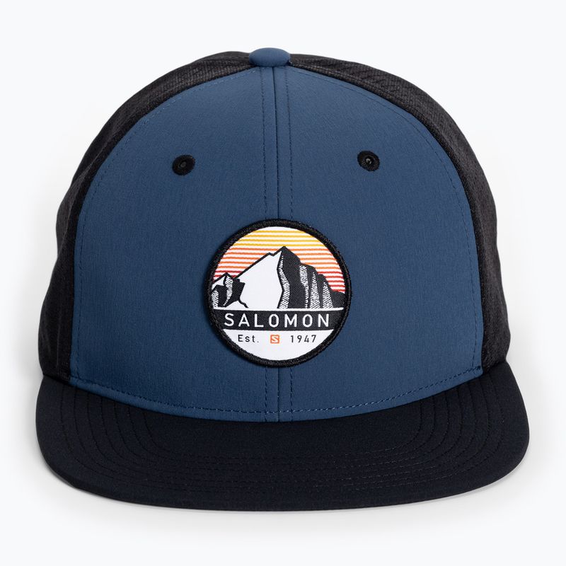 Salomon Trucker Plokščia beisbolo kepurė tamsiai mėlyna LC1680600 4