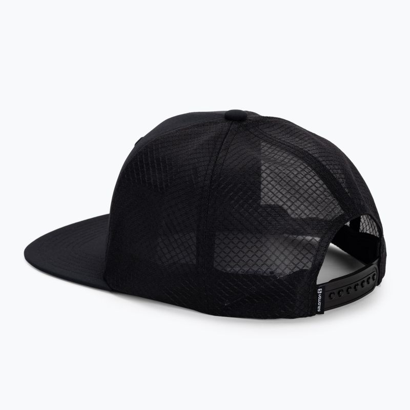 Salomon Trucker Plokščia beisbolo kepurė juoda LC1680300 3