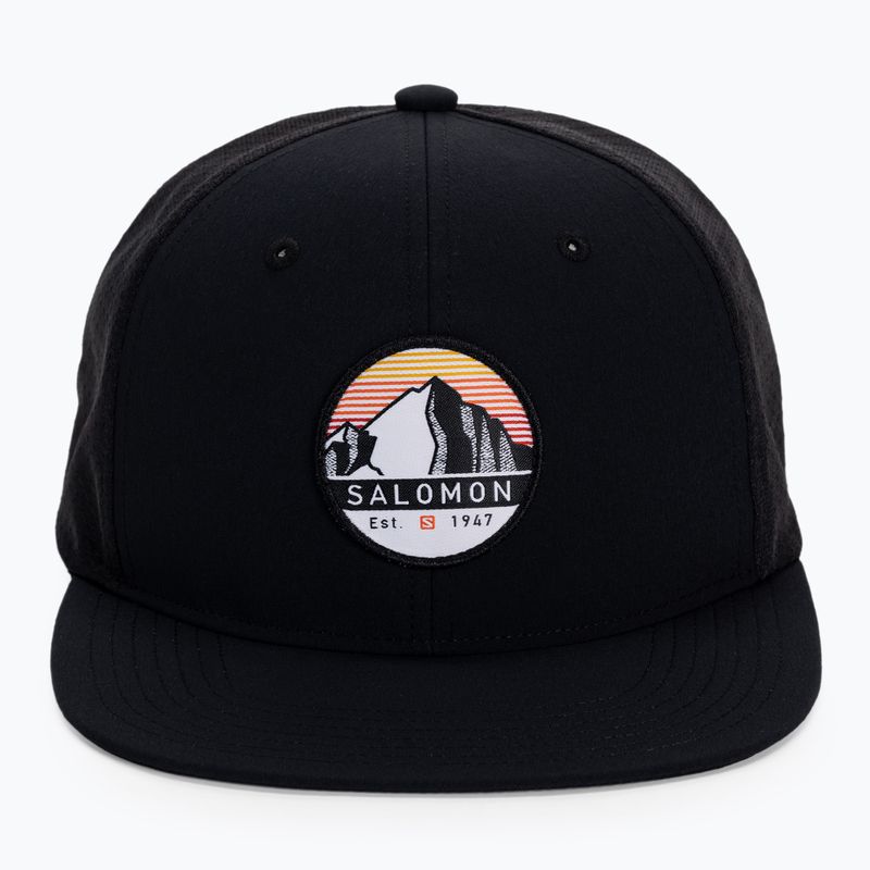 Salomon Trucker Plokščia beisbolo kepurė juoda LC1680300 4