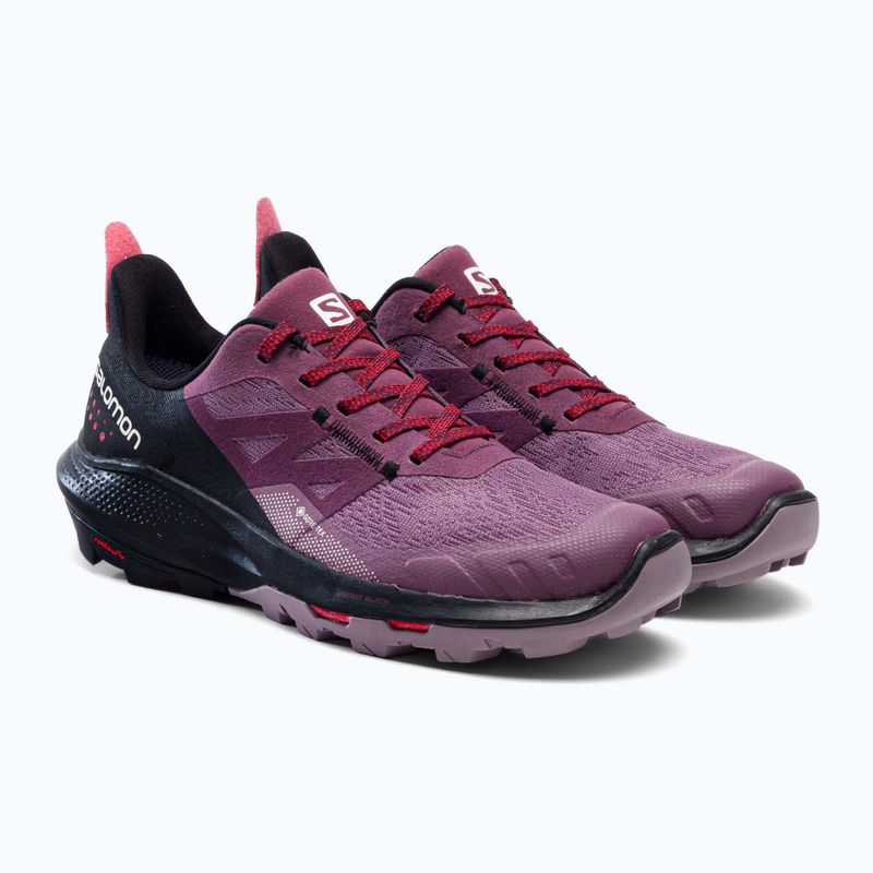 Moteriški trekingo batai Salomon Outpulse GTX purple L41689700 5