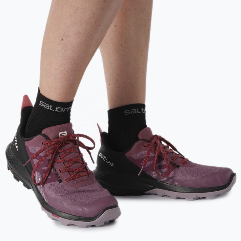 Moteriški trekingo batai Salomon Outpulse GTX purple L41689700 16