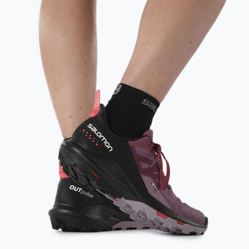 Moteriški trekingo batai Salomon Outpulse GTX purple L41689700 17