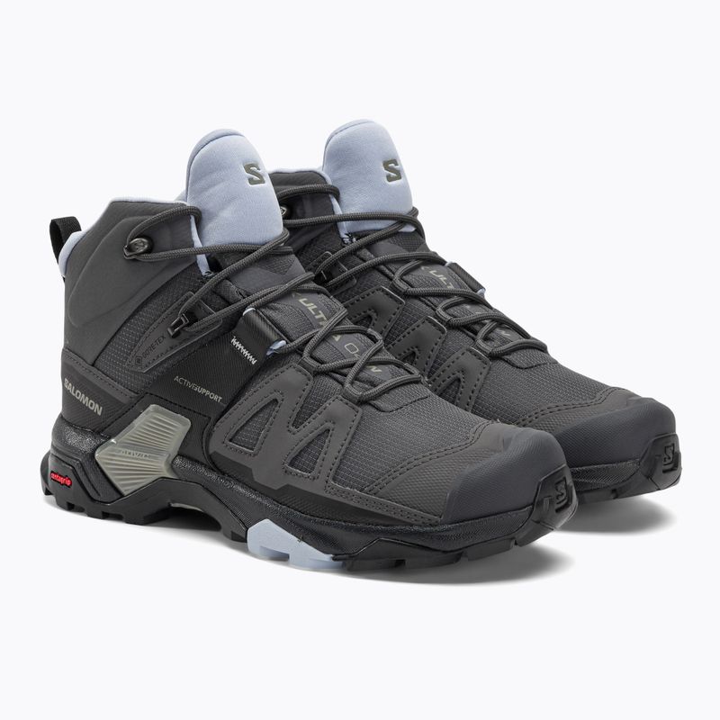 Moteriški trekingo batai Salomon X Ultra 4 Mid GTX magnet/black/zen 4