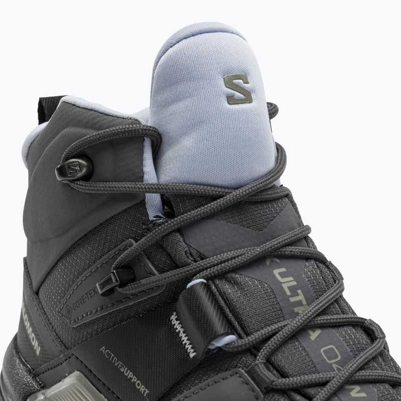 Moteriški trekingo batai Salomon X Ultra 4 Mid GTX magnet/black/zen 8