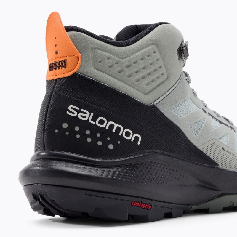Vyriški trekingo batai Salomon Outpulse Mid Gore-Tex green/black L41588900 7