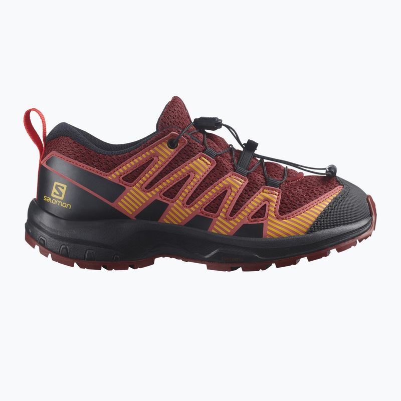 Salomon XA Pro V8 vaikiški bėgimo bateliai dahlia/black/pord 11