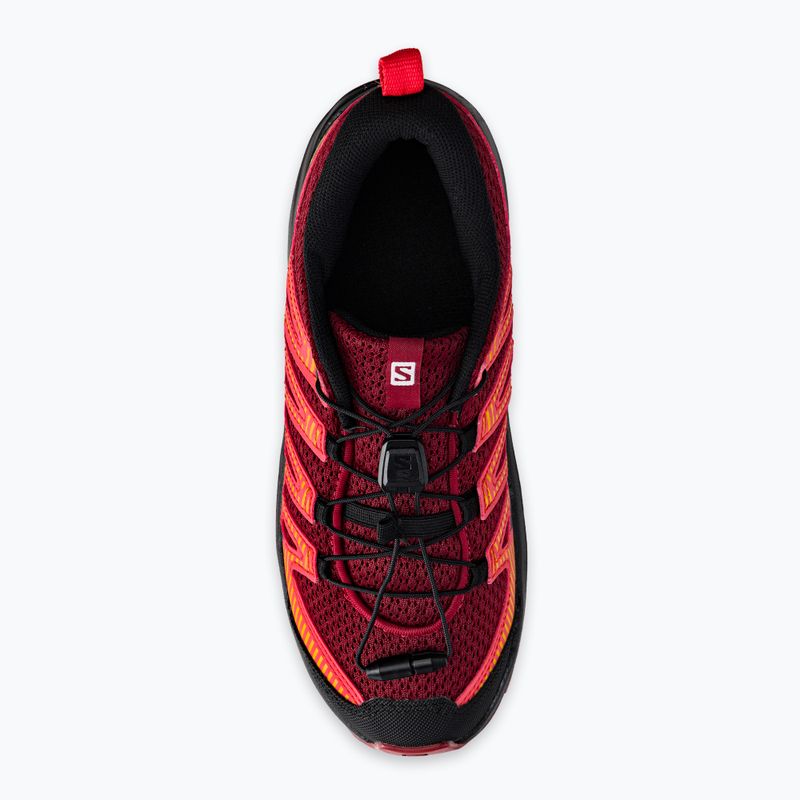 Salomon XA Pro V8 vaikiški bėgimo bateliai dahlia/black/pord 6