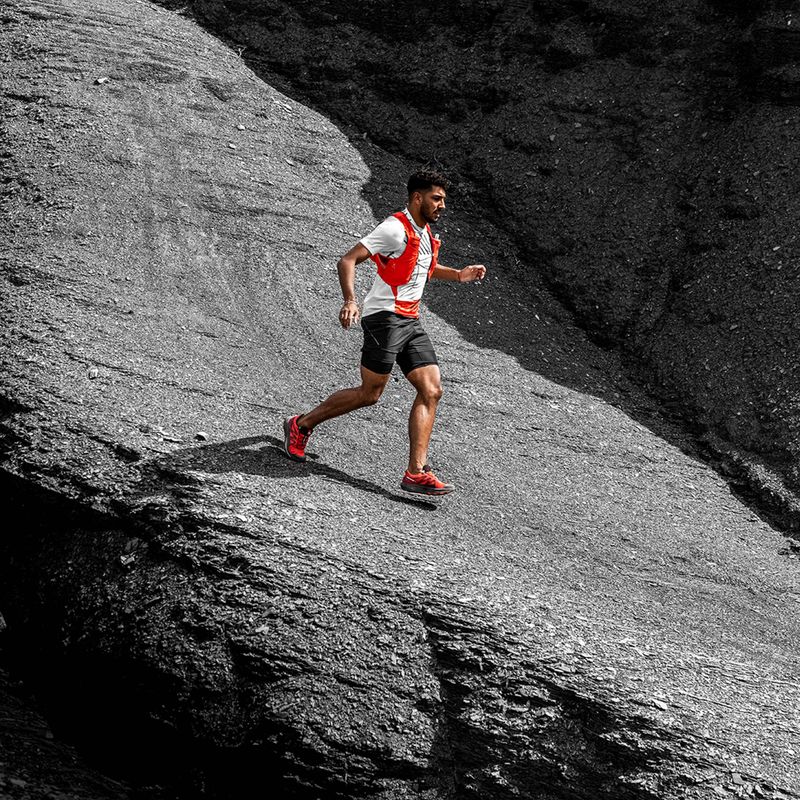 Salomon Pulsar Trail vyriški bėgimo bateliai poppy red/bird/black 16