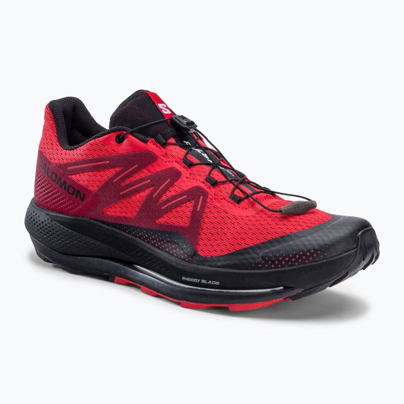 Salomon Pulsar Trail vyriški bėgimo bateliai poppy red/bird/black