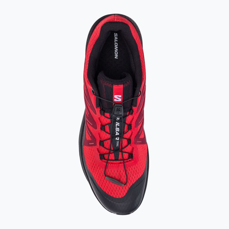 Salomon Pulsar Trail vyriški bėgimo bateliai poppy red/bird/black 6