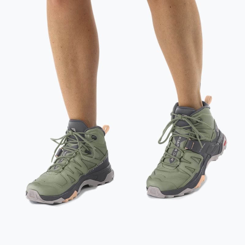 Moteriški trekingo batai Salomon X Ultra 4 MID GTX green L41625100 17