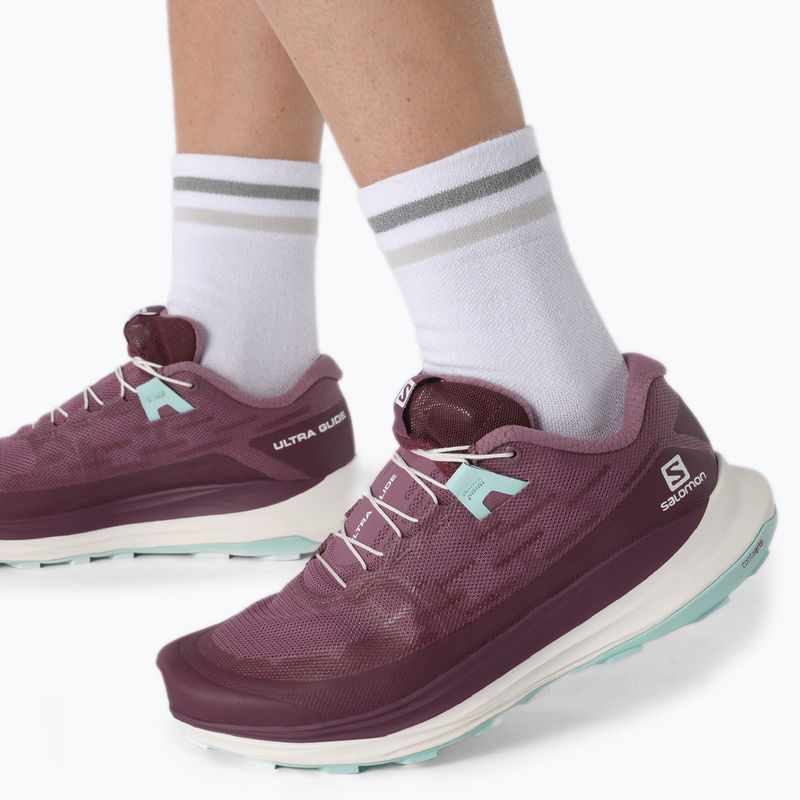 Salomon Ultra Glide moteriški bėgimo bateliai violetinės spalvos L41598700 11