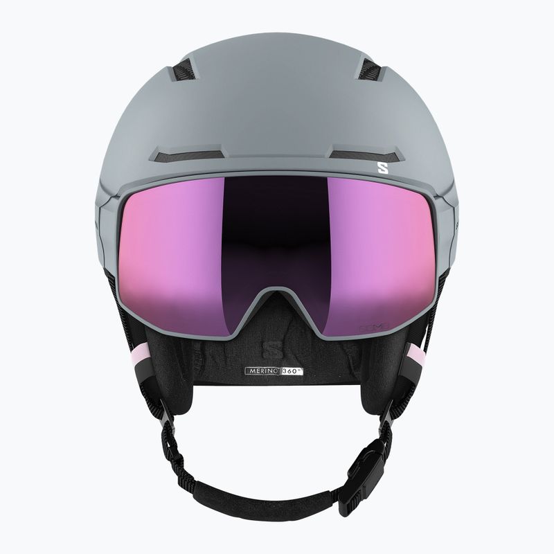Salomon Driver Prime Sigma Plus+el S1/S2 pilkas slidinėjimo šalmas L47011200 11