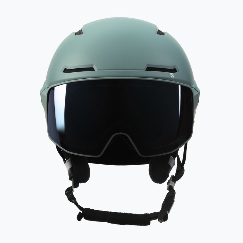 Salomon Driver Prime Sigma Plus+el S1/S2 pilkas slidinėjimo šalmas L47011200 2