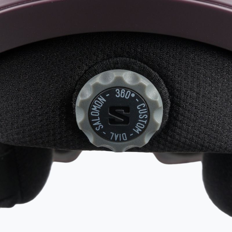 Salomon Driver Pro Sigma S1 slidinėjimo šalmas violetinės spalvos L47012000 6