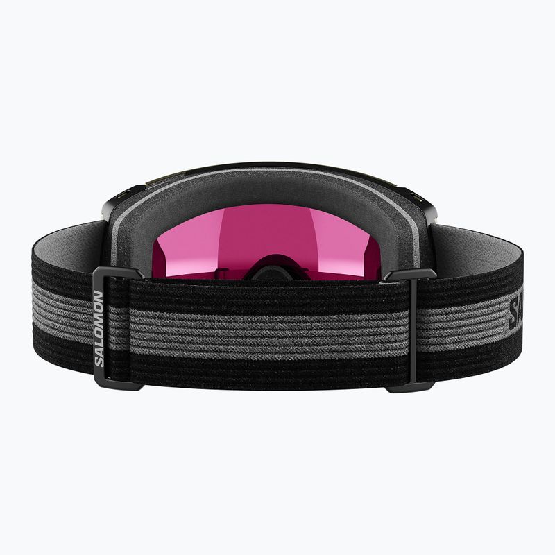 Salomon Radium black/sigma black gold slidinėjimo akiniai L47005000 10