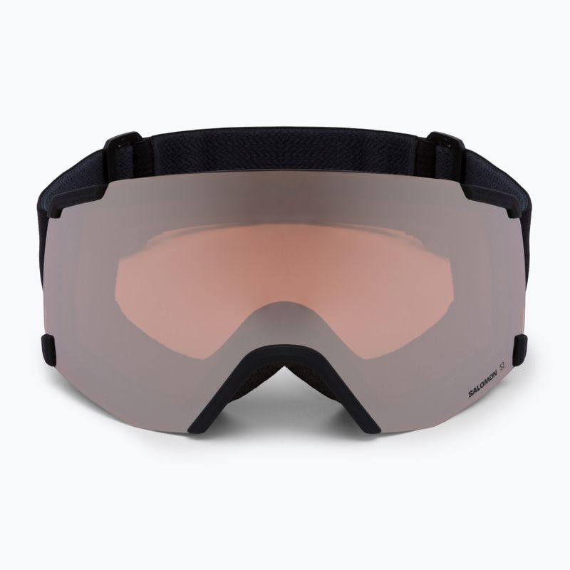 Salomon S/View slidinėjimo akiniai juoda/žybsinti toninė oranžinė L47006500 2