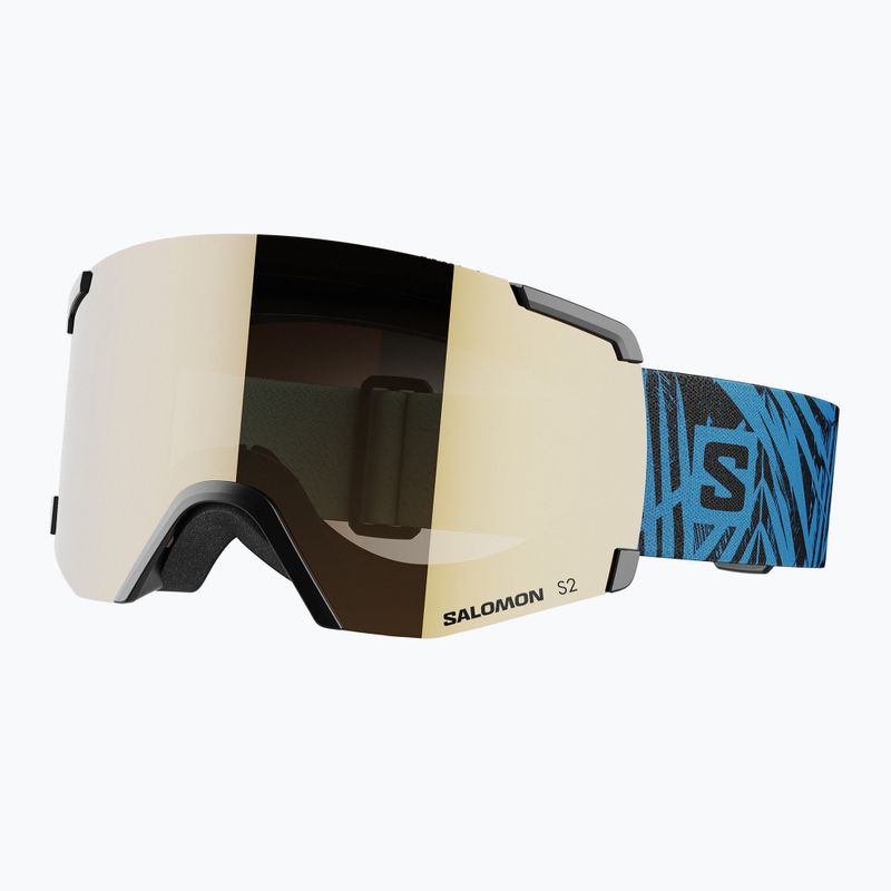 Salomon S/View slidinėjimo akiniai juoda/žibalinė L47003300 6