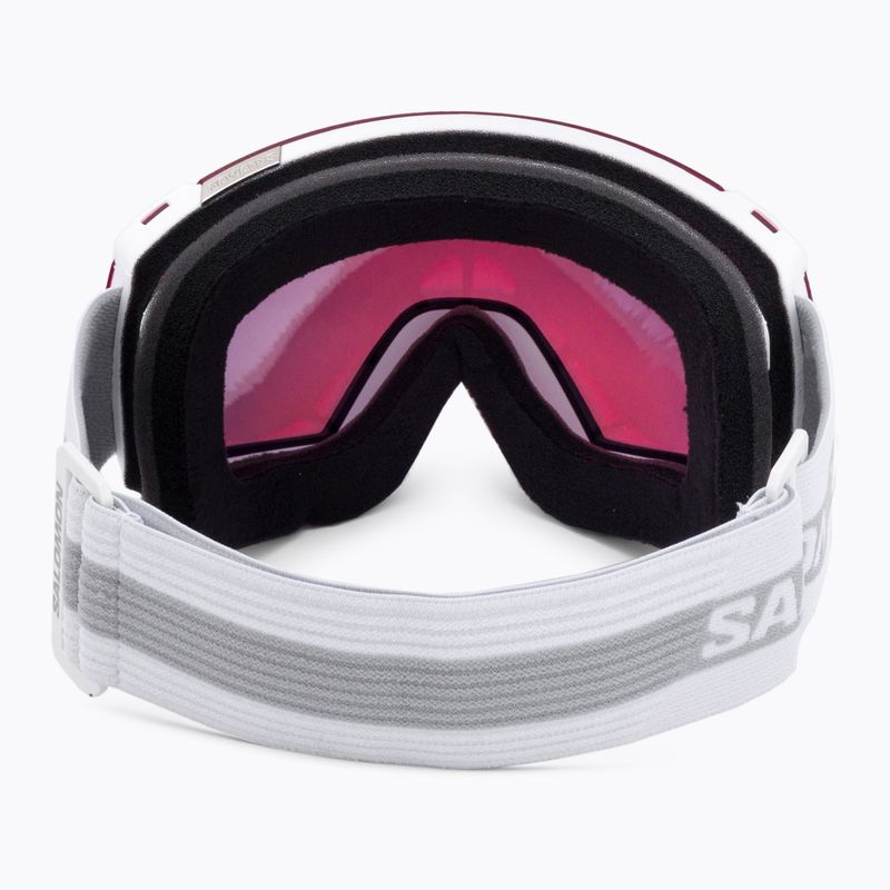 Salomon slidinėjimo akiniai Radium white/sigma poppy red L47005300 3