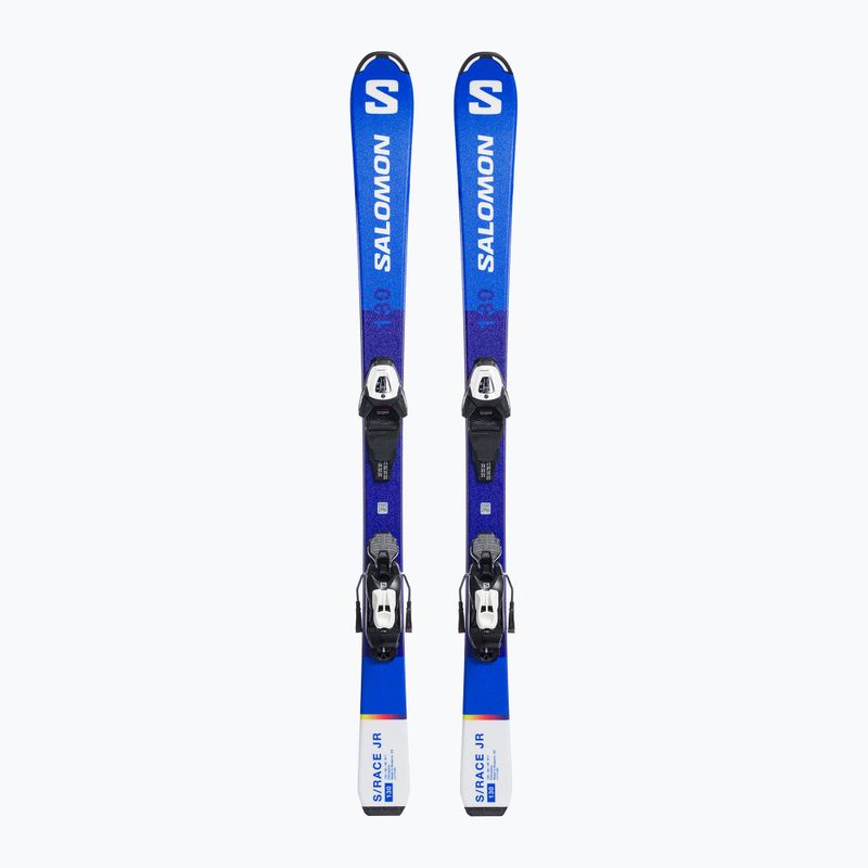 Vaikiškos kalnų slidės Salomon S Race MT Jr. + L6 blue L47041900