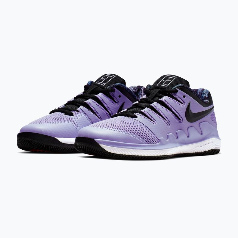 Vaikiški teniso batai Nike Court Vapor X Jr purple agate/white/hyper crimson/black 3