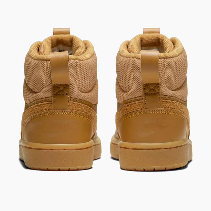 Vaikiški batai Nike Court Borough Mid 2 Boot (Gs) wheat/gum med brown/wheat 2