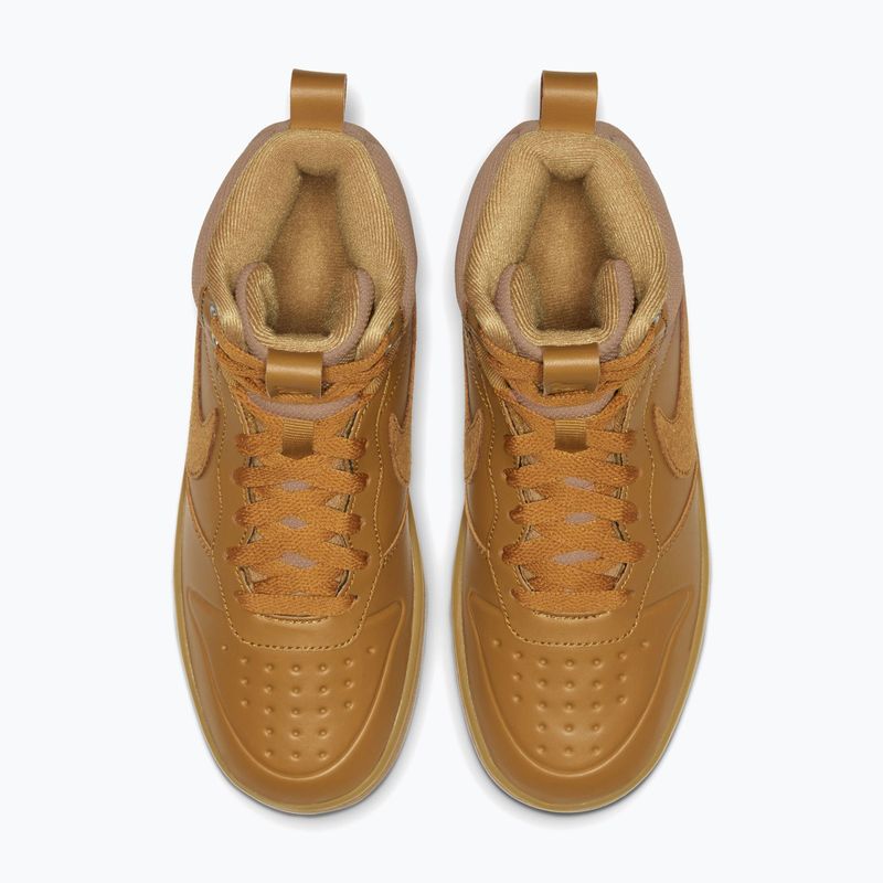 Vaikiški batai Nike Court Borough Mid 2 Boot (Gs) wheat/gum med brown/wheat 3
