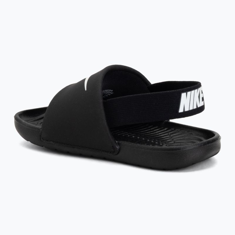Vaikiškos šlepetės Nike Coffee black/white/white/white 3