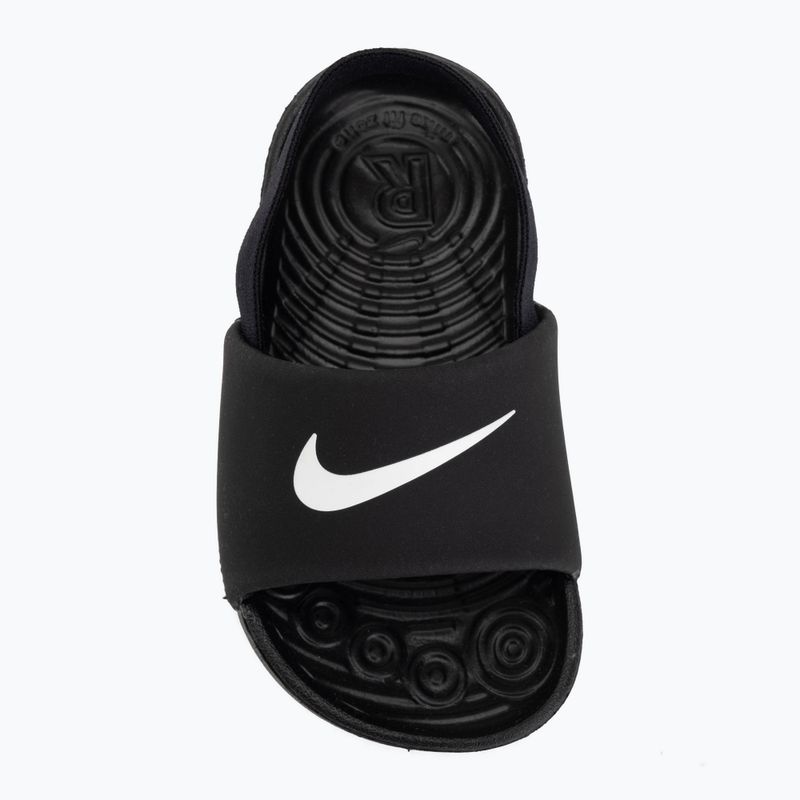 Vaikiškos šlepetės Nike Coffee black/white/white/white 5