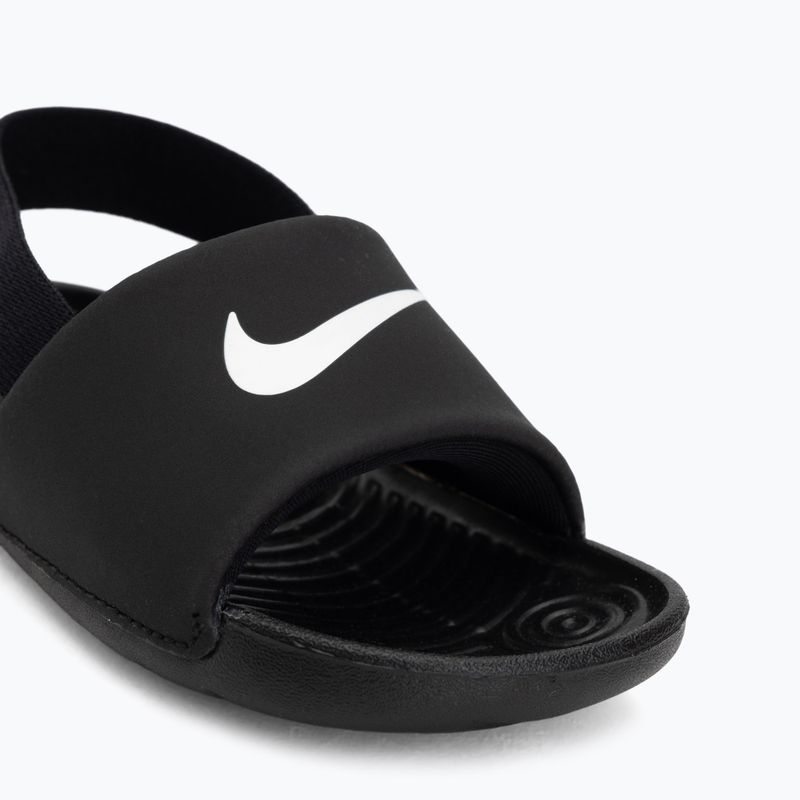 Vaikiškos šlepetės Nike Coffee black/white/white/white 7