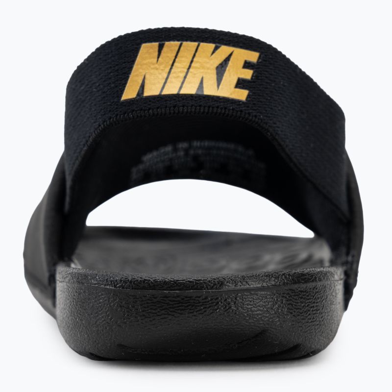 Vaikiškos šlepetės Nike Coffee black/metallic gold 6