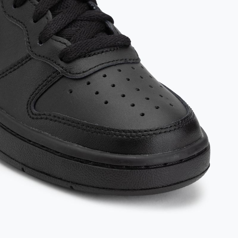 Vaikiški batai Nike Court Borough Mid 2 black/black/black 7