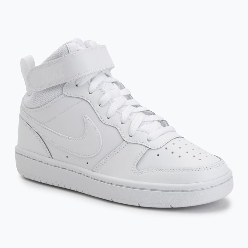Nike Court Borough Mid batai 2 white/white/white