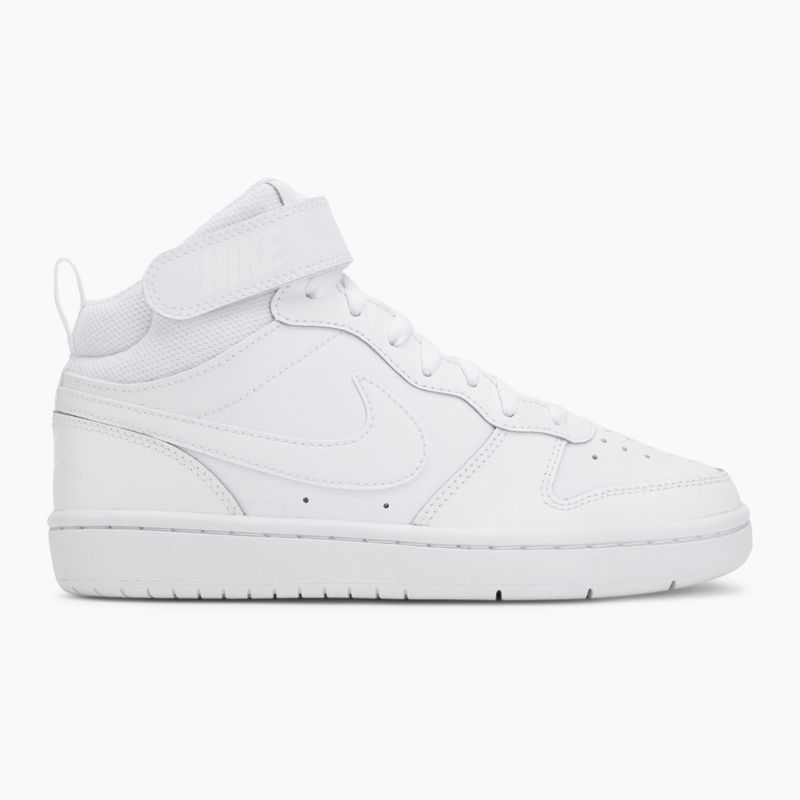 Vaikiški batai Nike Court Borough Mid 2 white/white/white 2