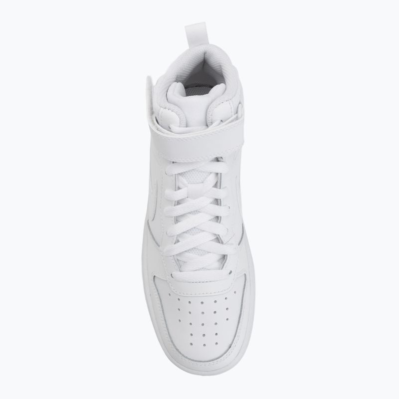 Vaikiški batai Nike Court Borough Mid 2 white/white/white 5