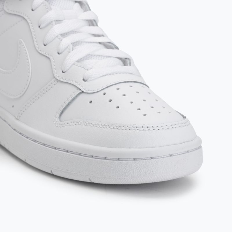 Vaikiški batai Nike Court Borough Mid 2 white/white/white 7