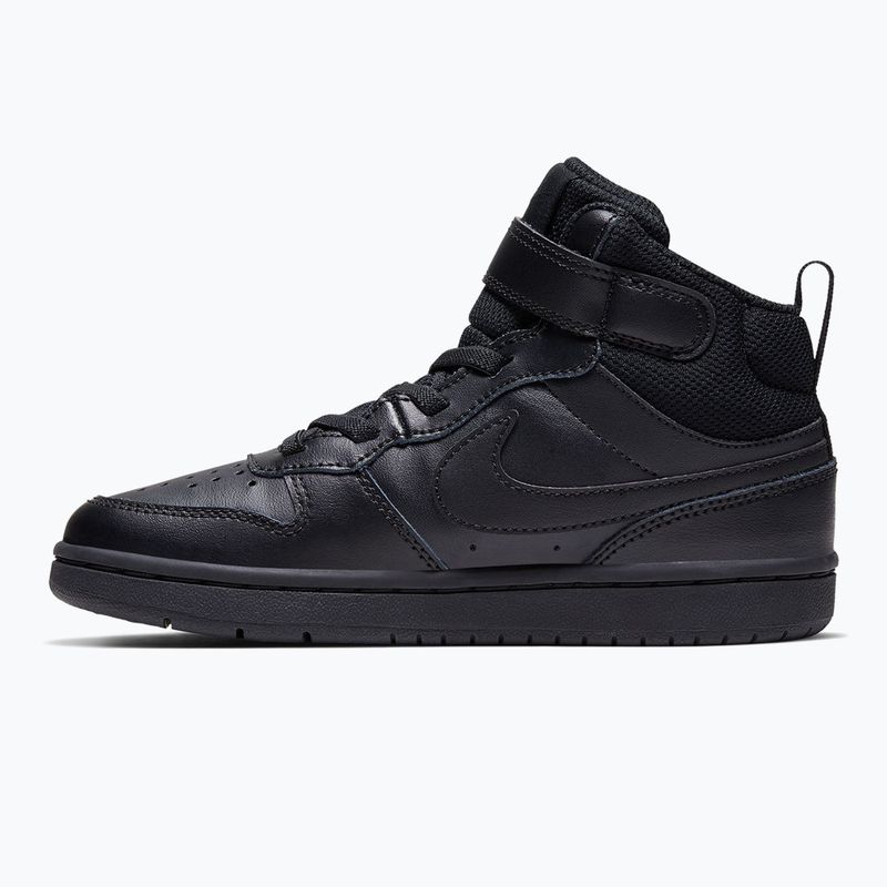 Vaikiški batai Nike Court Borough Mid 2 black/black/black 2
