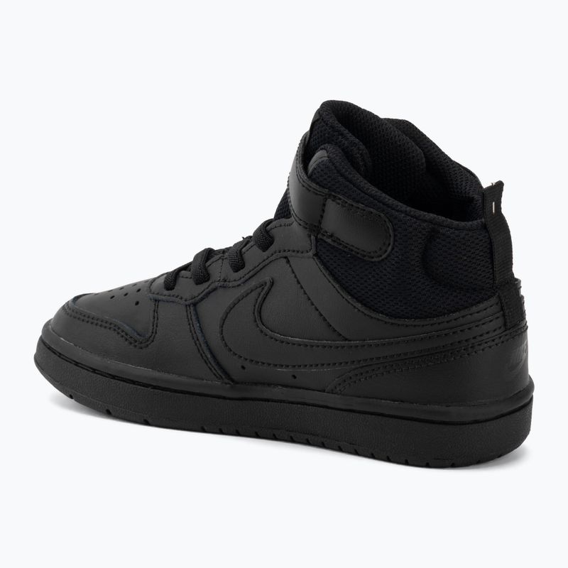 Vaikiški batai Nike Court Borough Mid 2 black/black/black 3