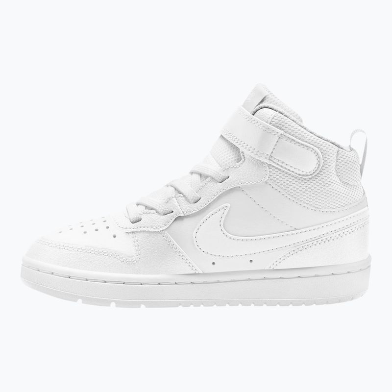 Vaikiški batai Nike Court Borough Mid 2 white/white/white 2