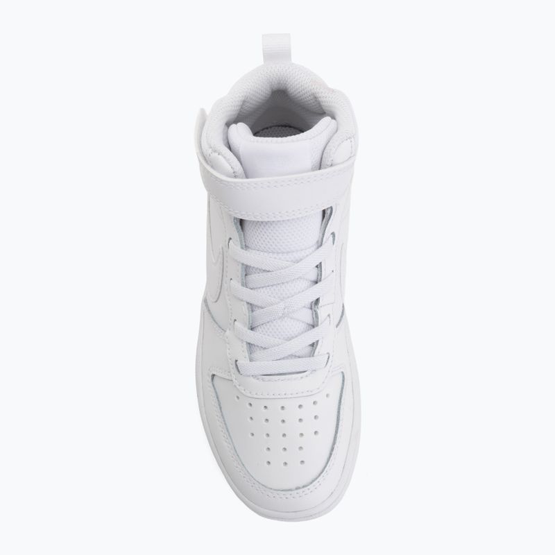 Vaikiški batai Nike Court Borough Mid 2 white/white/white 5