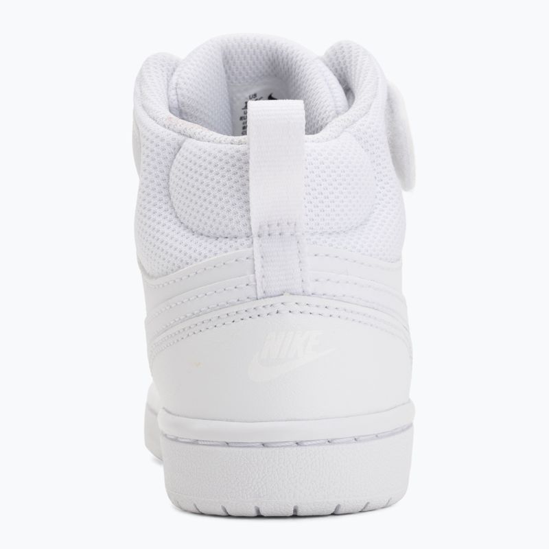 Vaikiški batai Nike Court Borough Mid 2 white/white/white 6