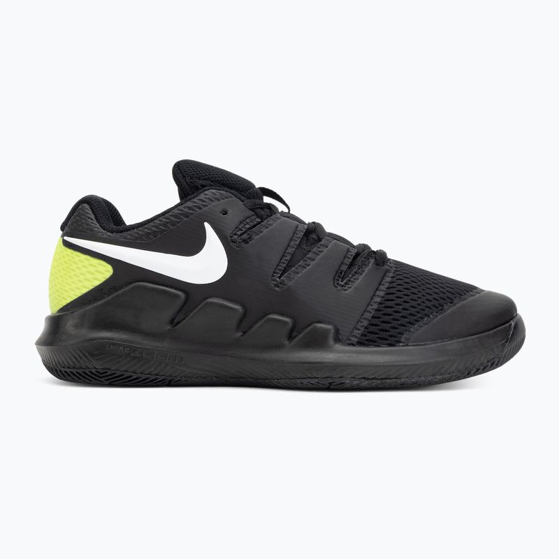 Vaikiški teniso bateliai Nike Court Vapor X Jr black/volt/white 2