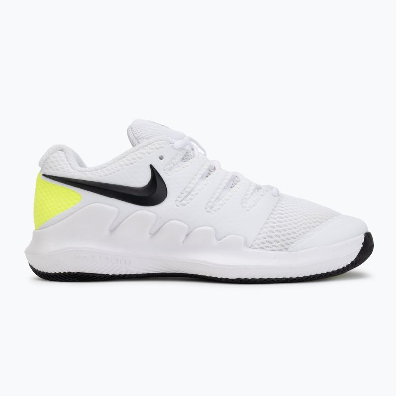 Vaikiški teniso bateliai Nike Court Vapor X Jr white/volt/black 2