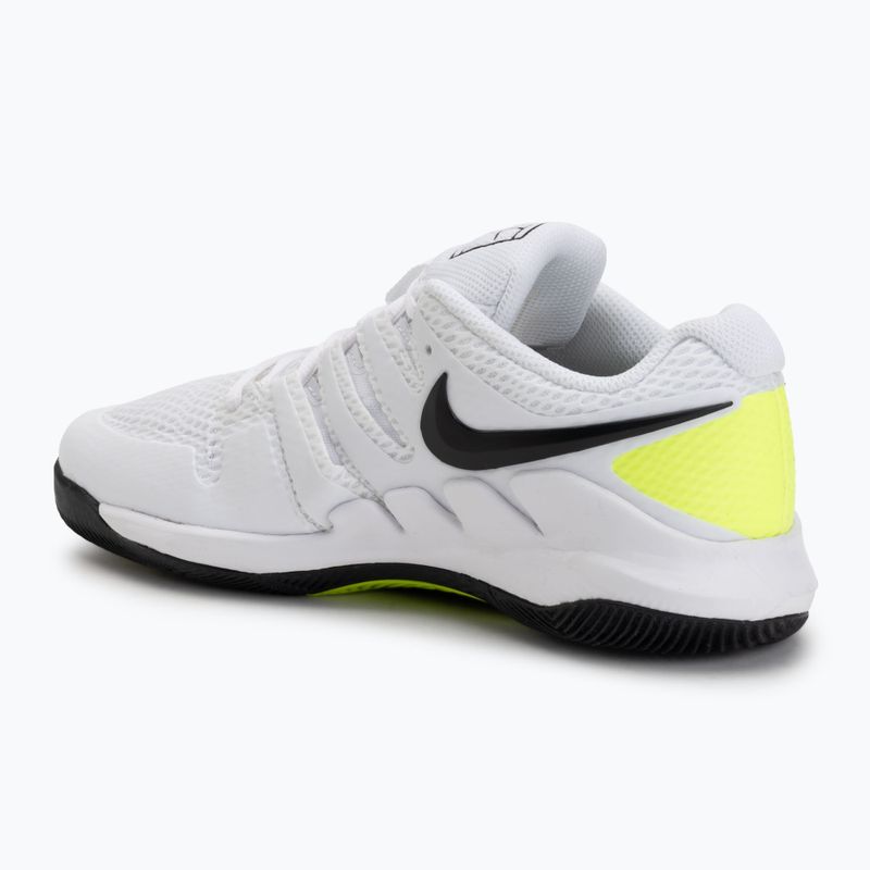 Vaikiški teniso bateliai Nike Court Vapor X Jr white/volt/black 3