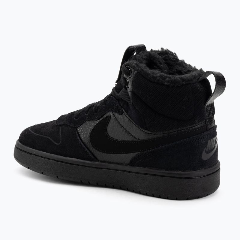 Vaikiški batai Nike Court Borough Mid 2 black/black/black 3