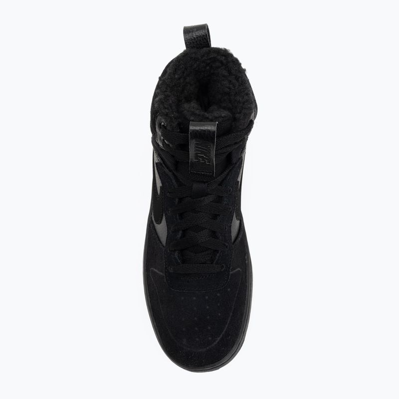Vaikiški batai Nike Court Borough Mid 2 black/black/black 5